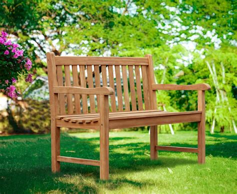Teak dining bench (flatpack) .